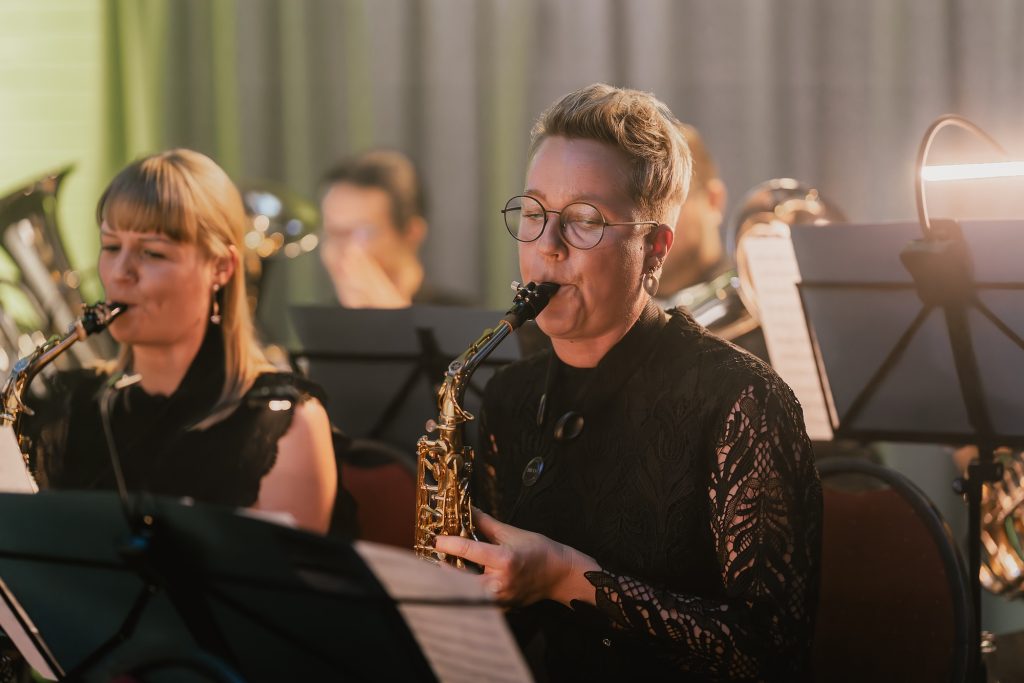 Saxophonistinnen beim Herbstkonzert 2025
